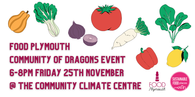 Community of Dragons Banner Food Plymouth Community of Dragons Banner